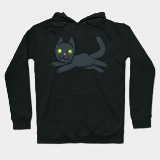 Floppy Cat [Black] Hoodie